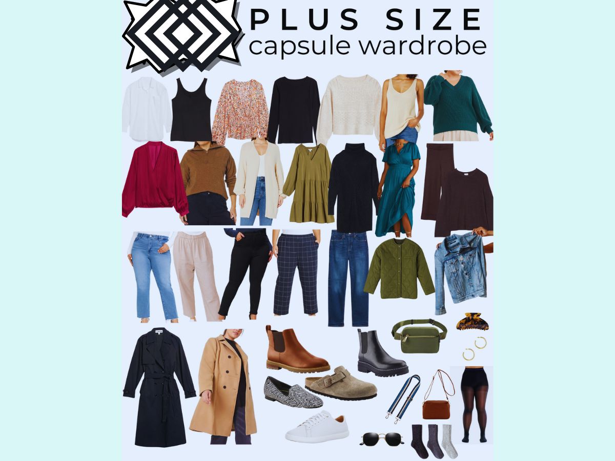 Best Guide On How To Create A Plus Size Capsule Wardrobe Thelifecents