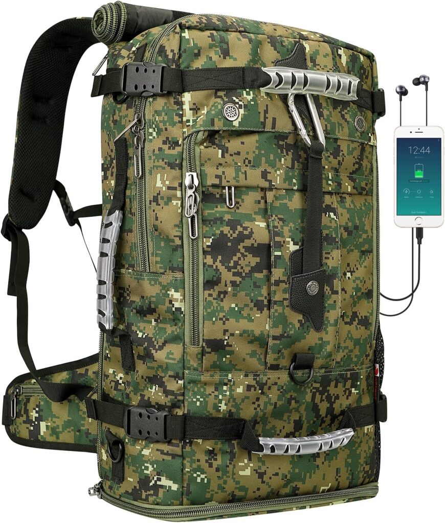 ASMN Tactical Digital Camo Travel Backpack